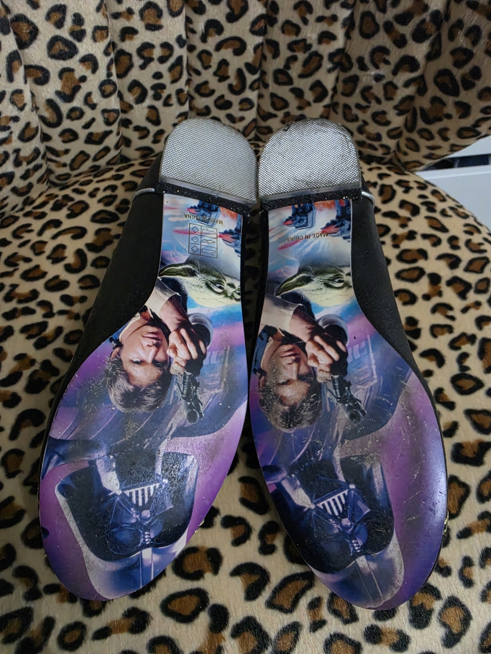 Disney Parks Star Wars Irregular Choice Darth Vader Women's Flats Shoes 10 - Picture 6 of 7